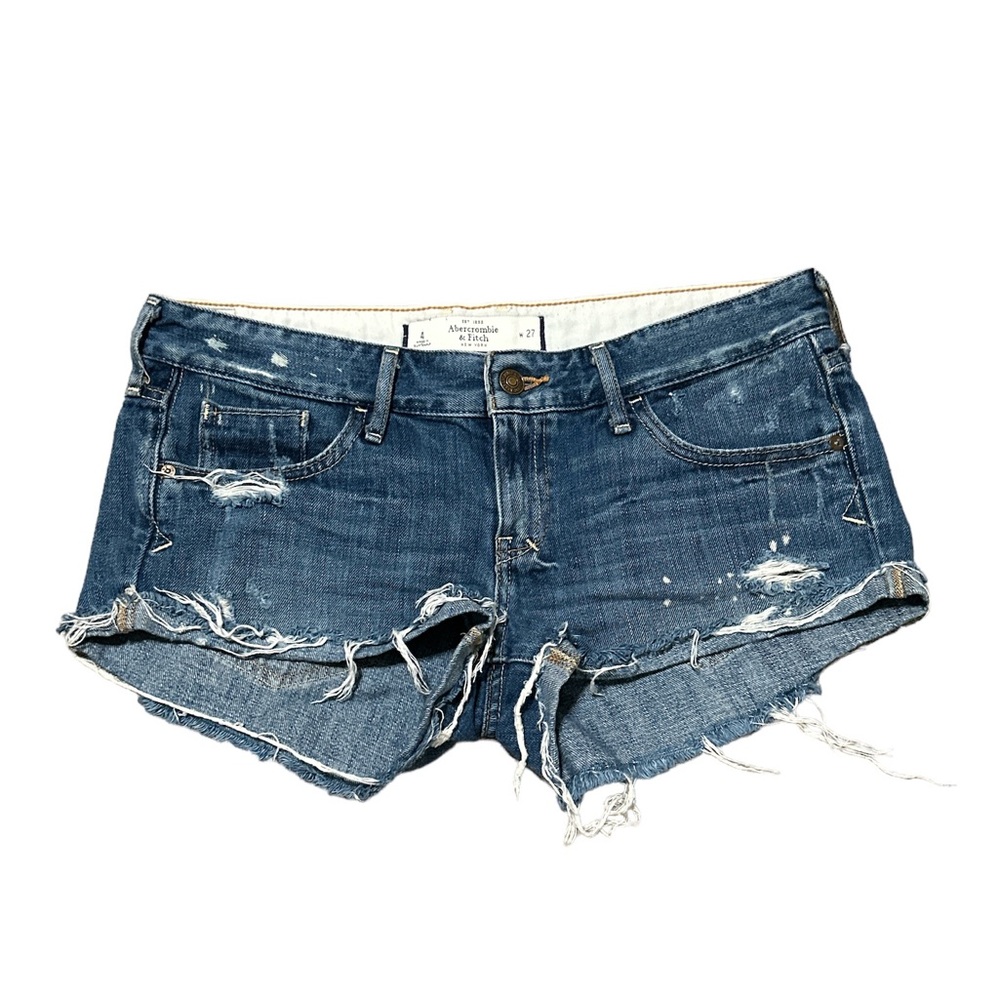 Abercrombie & Fitch Blue Jean Shorts